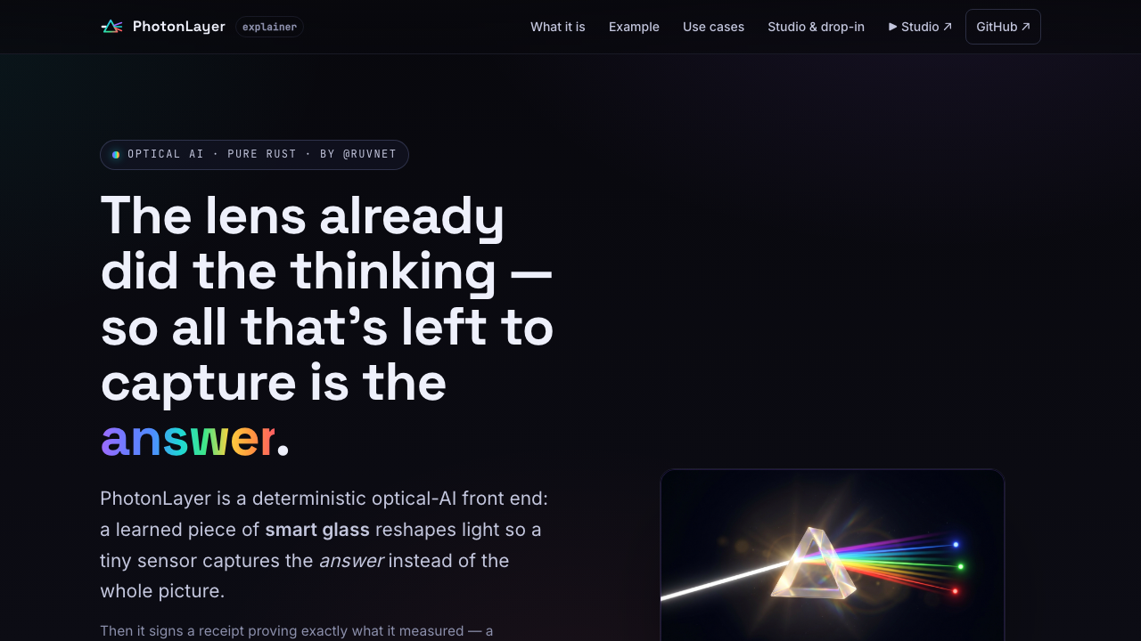 PhotonLayer explainer